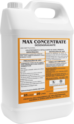Max Concentrate - Produtos de Limpeza Profissionais - Rizelar